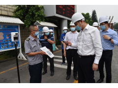 夹江县县长张毅 莅临四川铭帝视察复工复产和疫情防控工作