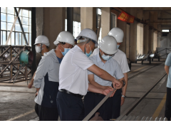 乐山市总工会党组书记、常务副主席黄国兵 莅临四川铭帝走访调研